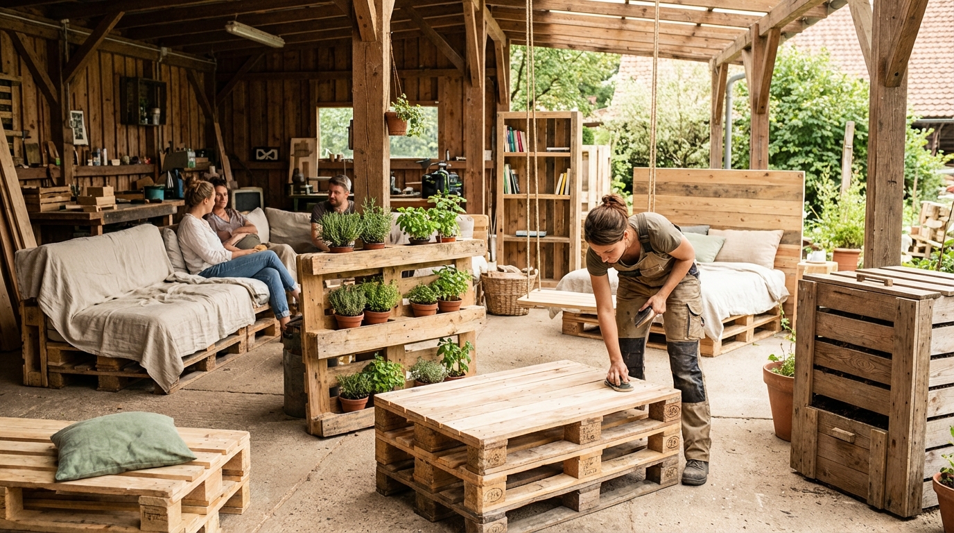 10 trucs faciles à faire avec des palettes