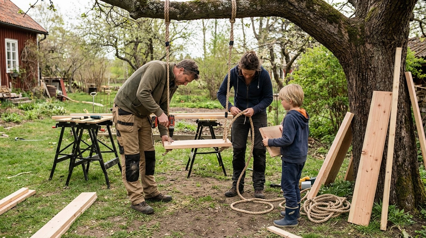 Comment fabriquer une balançoire soi-même facilement