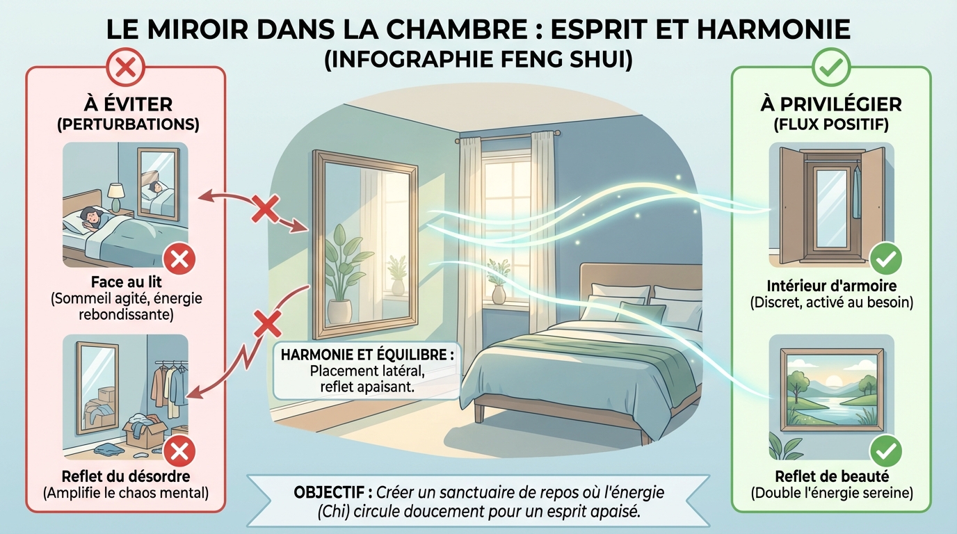 Conseils pour bien placer un miroir