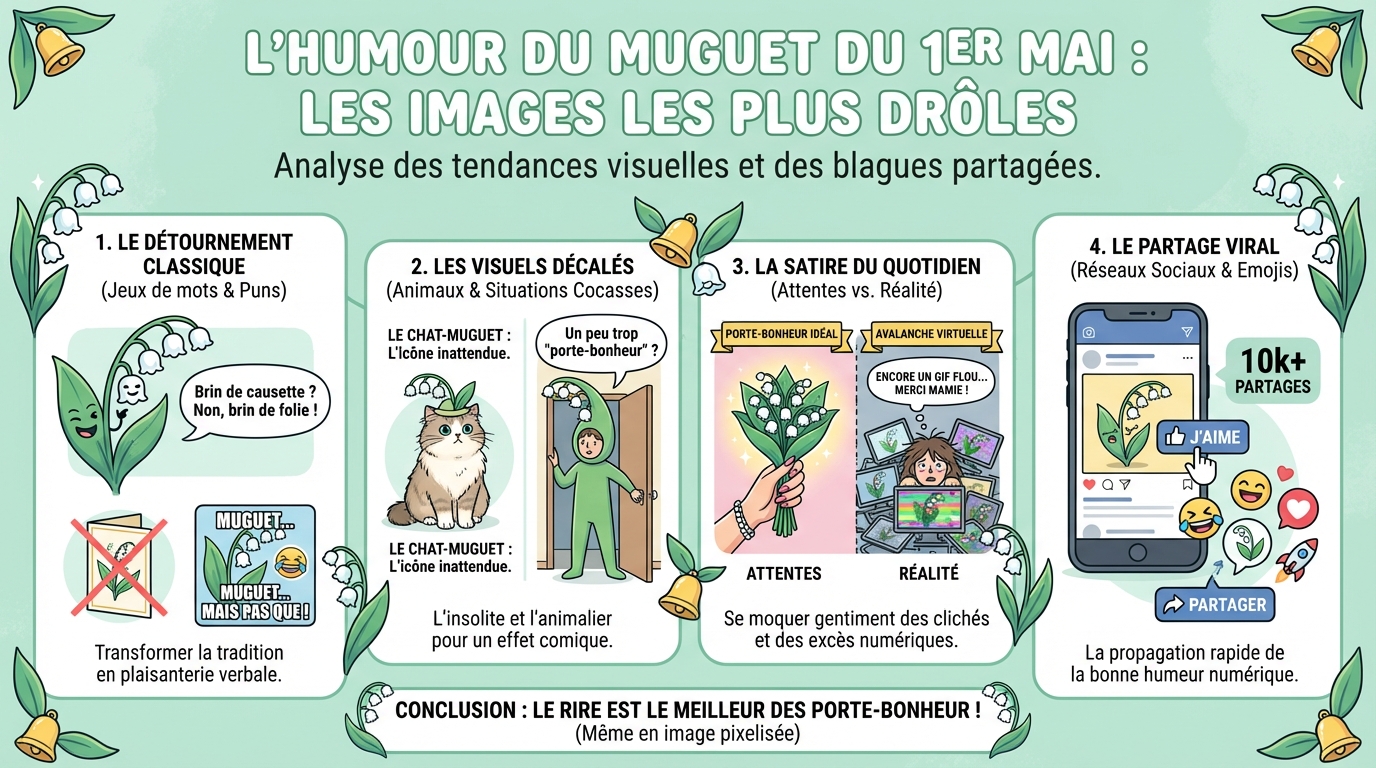 Les images de muguet les plus drôles pour le 1er mai 1 Les meilleures images de muguet humoristiques