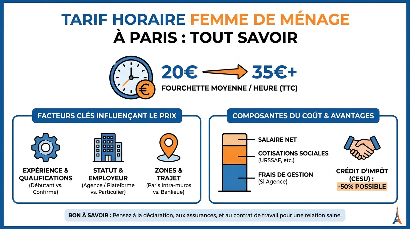 Comparaison des tarifs à Paris