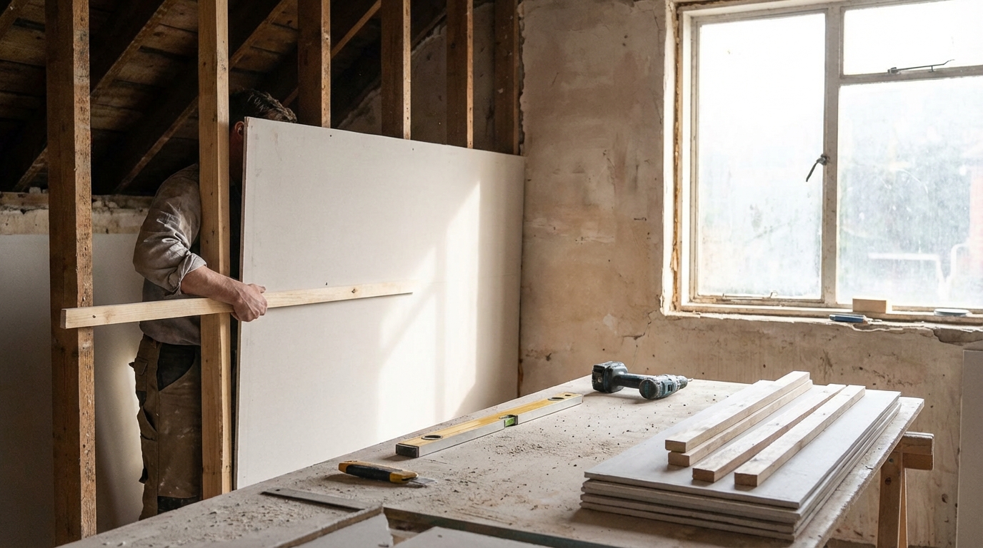 Coffrage placo sans rail : guide pratique et astuces