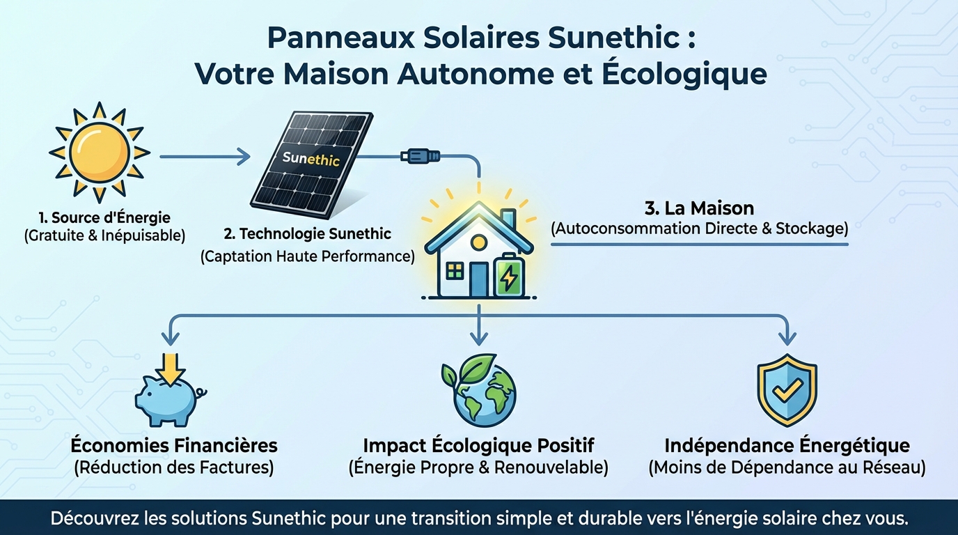 Comment installer un panneau solaire Sunethic ?