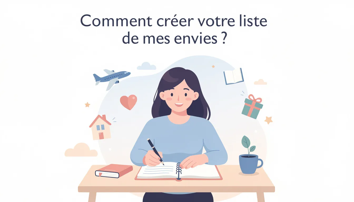 Comment créer votre liste de mes envies ?