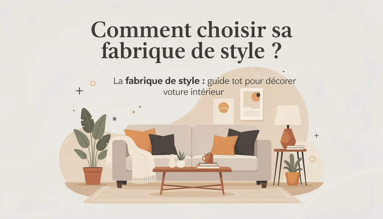 La fabrique de style : guide complet pour décorer votre intérieur 1 Comment choisir sa fabrique de style ?