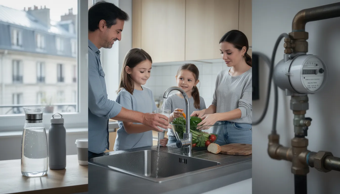 Quelle est la consommation d'eau moyenne en france ?