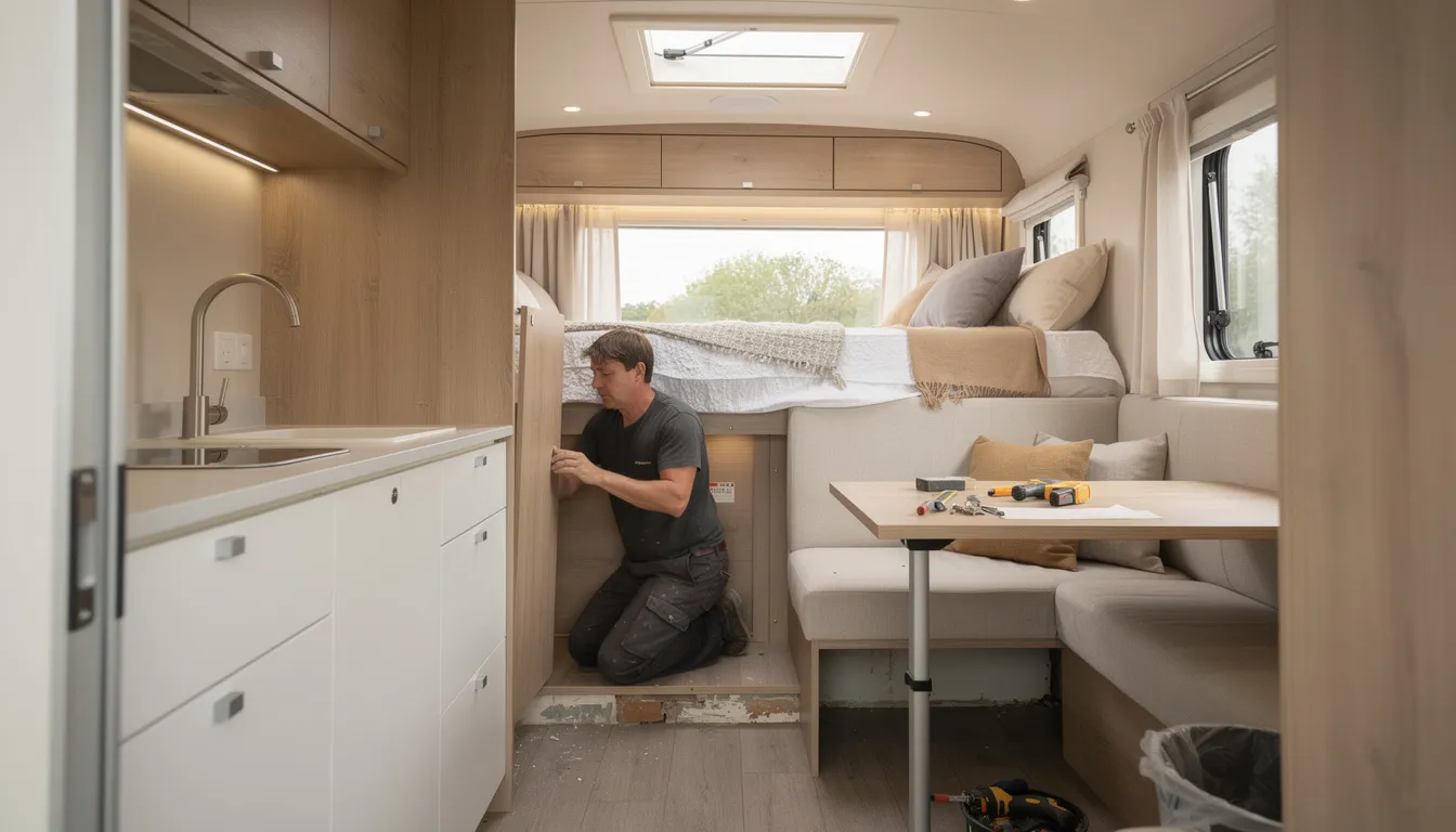 Rénover l'intérieur d'une petite caravane : guide complet