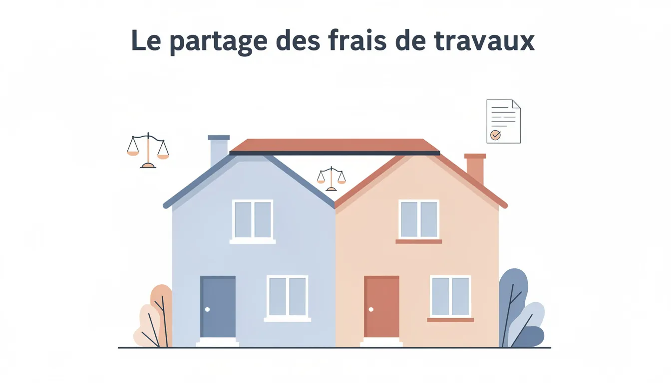 Le partage des frais de travaux