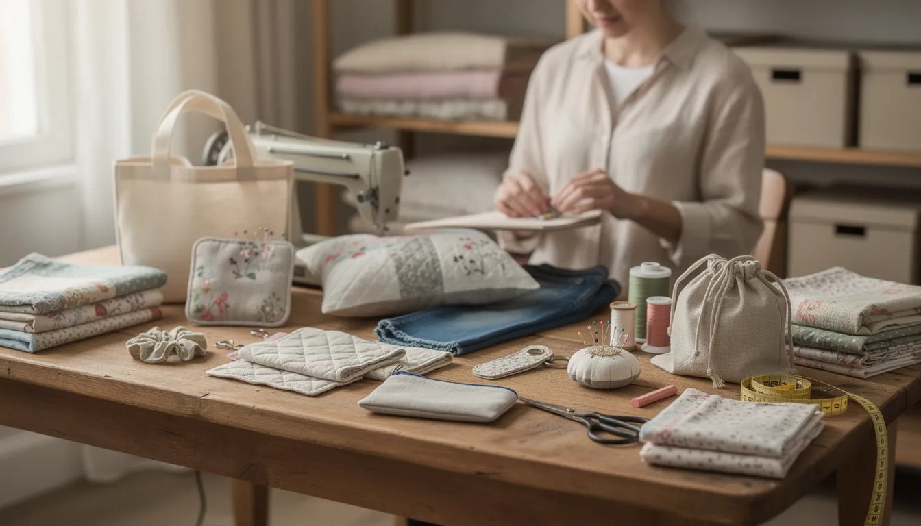 10 idées couture utiles à réaliser facilement