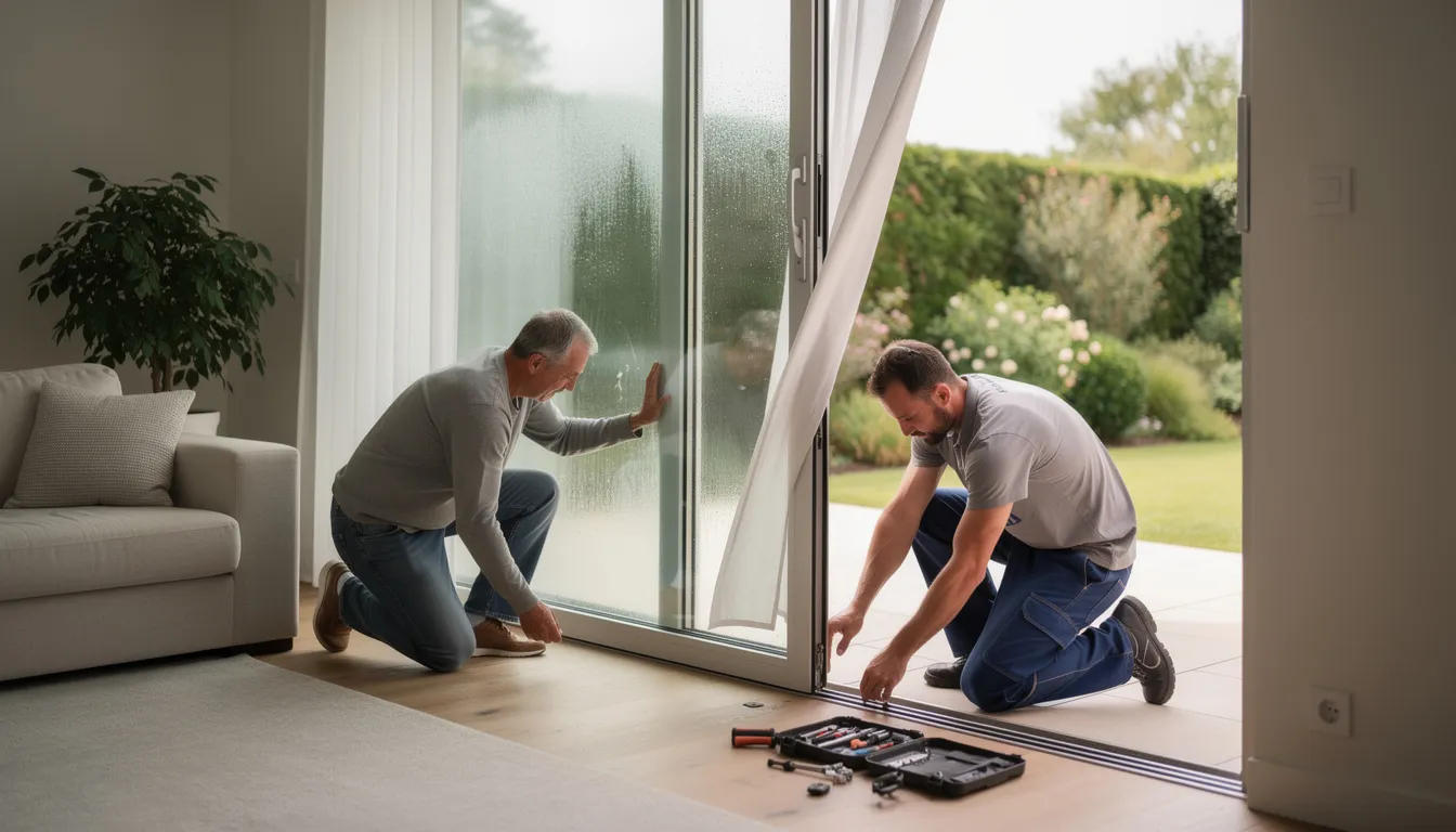 Baie vitrée à galandage : inconvénients et solutions