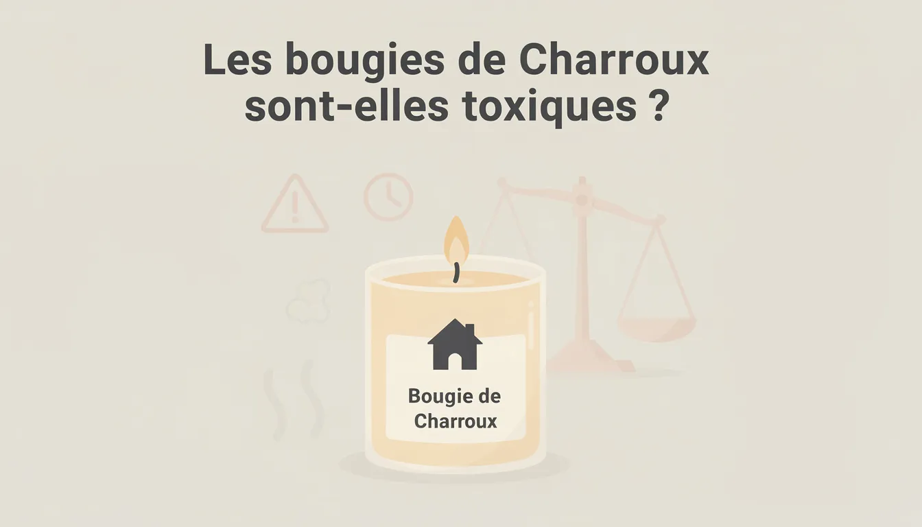 Les bougies de Charroux sont-elles toxiques ?
