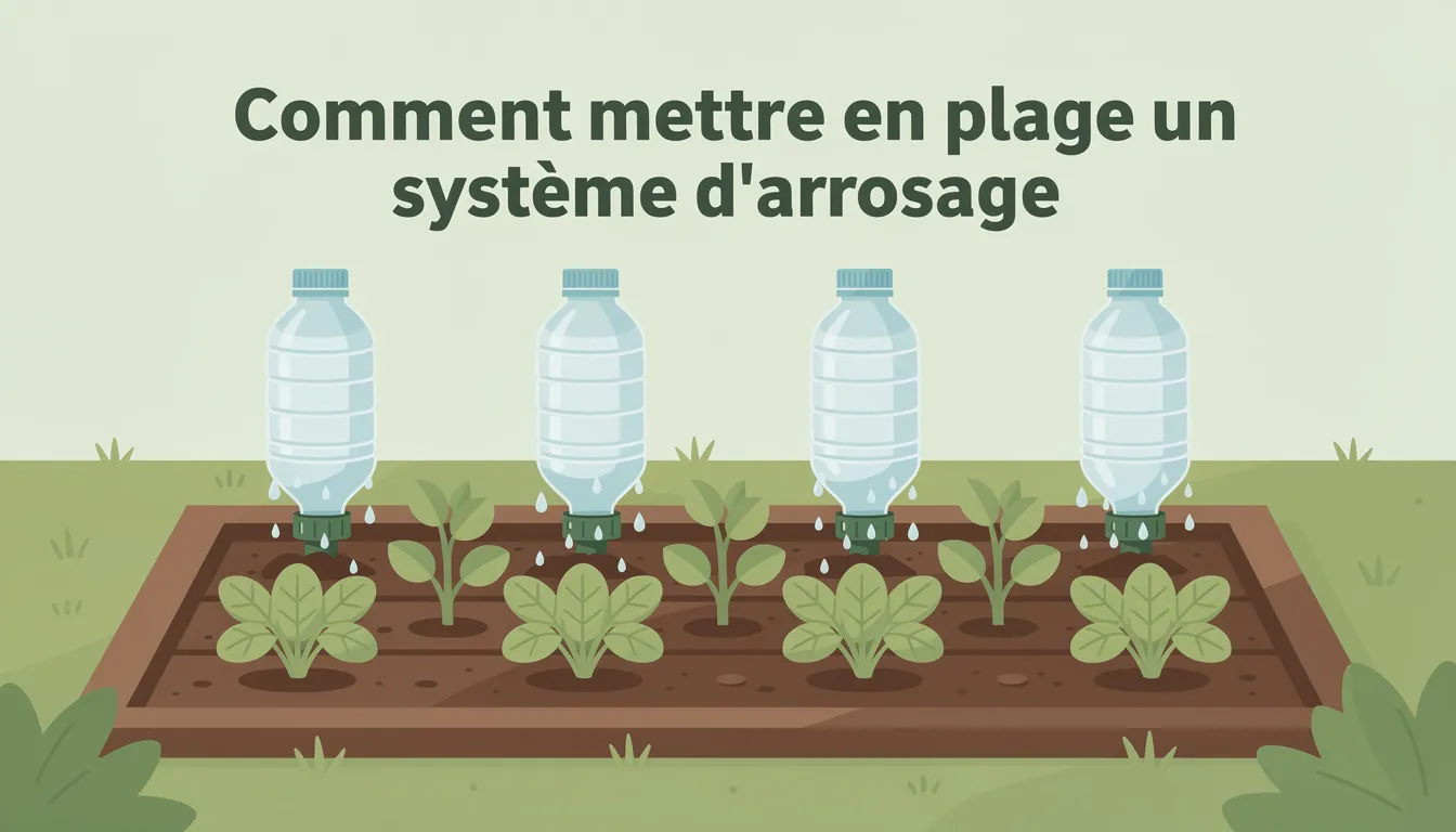 Comment mettre en place un système d'arrosage
