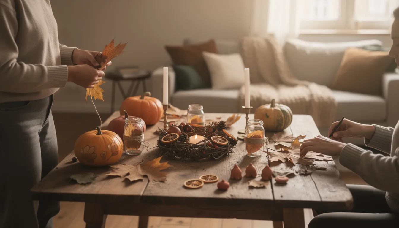 De la déco automne à faire soi-même : 10 idées créatives