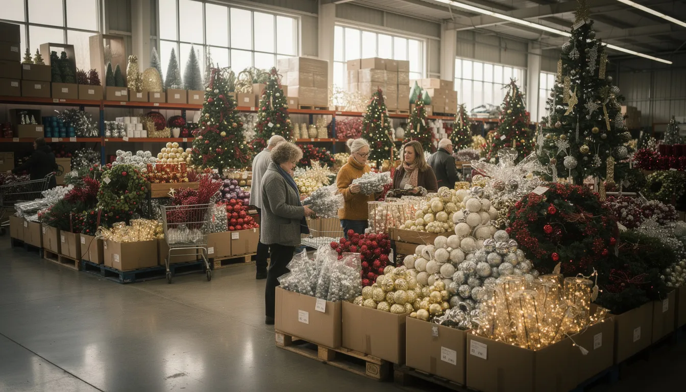 Déstockage de décorations de noël : offres imbattables