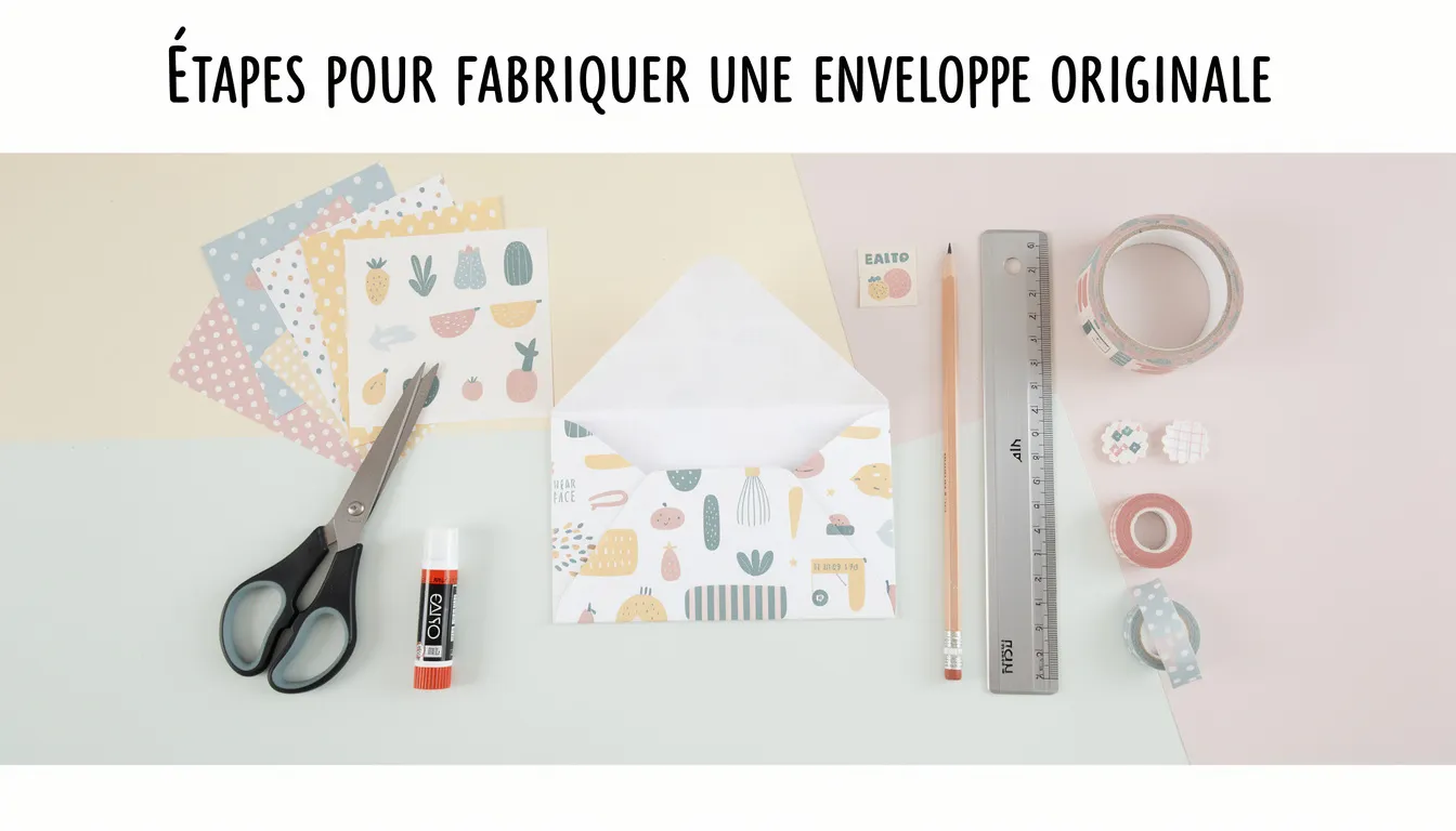 Fabriquer une enveloppe originale facilement 1 Étapes pour fabriquer une enveloppe originale
