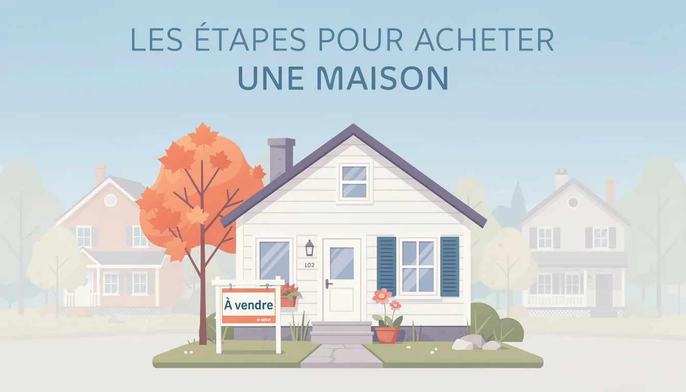 Les étapes pour acheter une maison