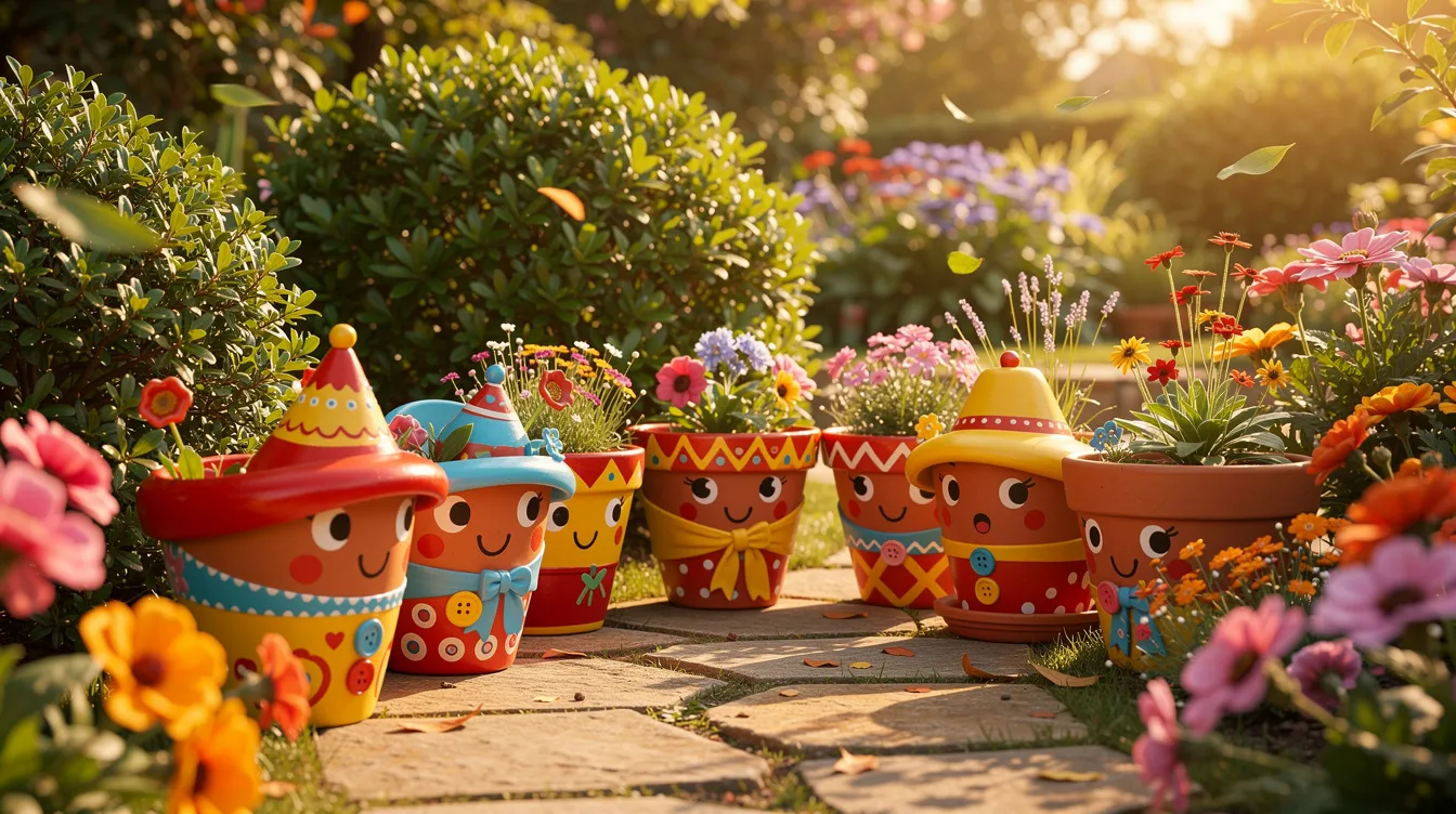 Fabriquer des personnages avec des pots de fleurs : 7 idées créatives