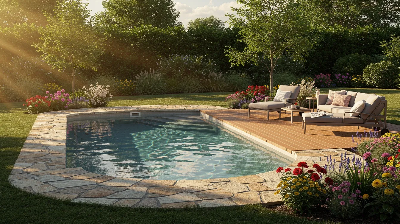 Habillage piscine semi-enterrée : 7 idées inspirantes 1 Les matériaux à privilégier pour l'habillage