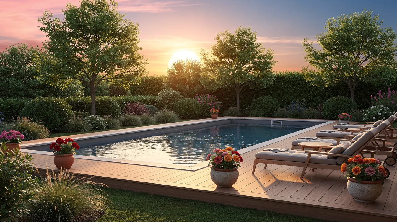 Habillage piscine semi-enterrée : 7 idées inspirantes