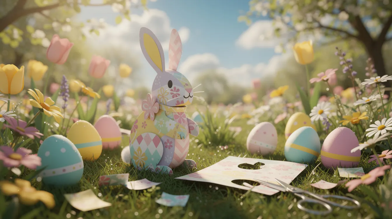 Lapin à imprimer et découper : 7 idées créatives pour pâques