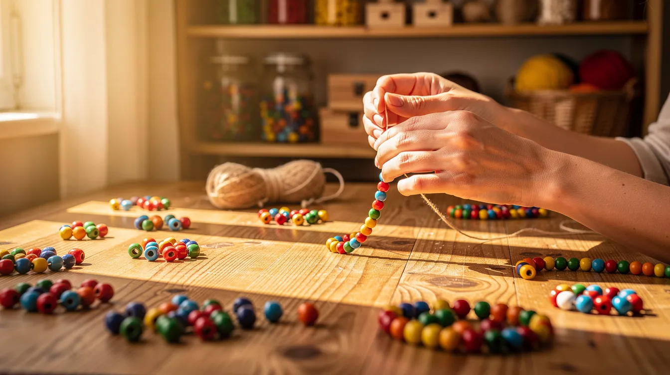 10 idées créatives avec des perles en bois