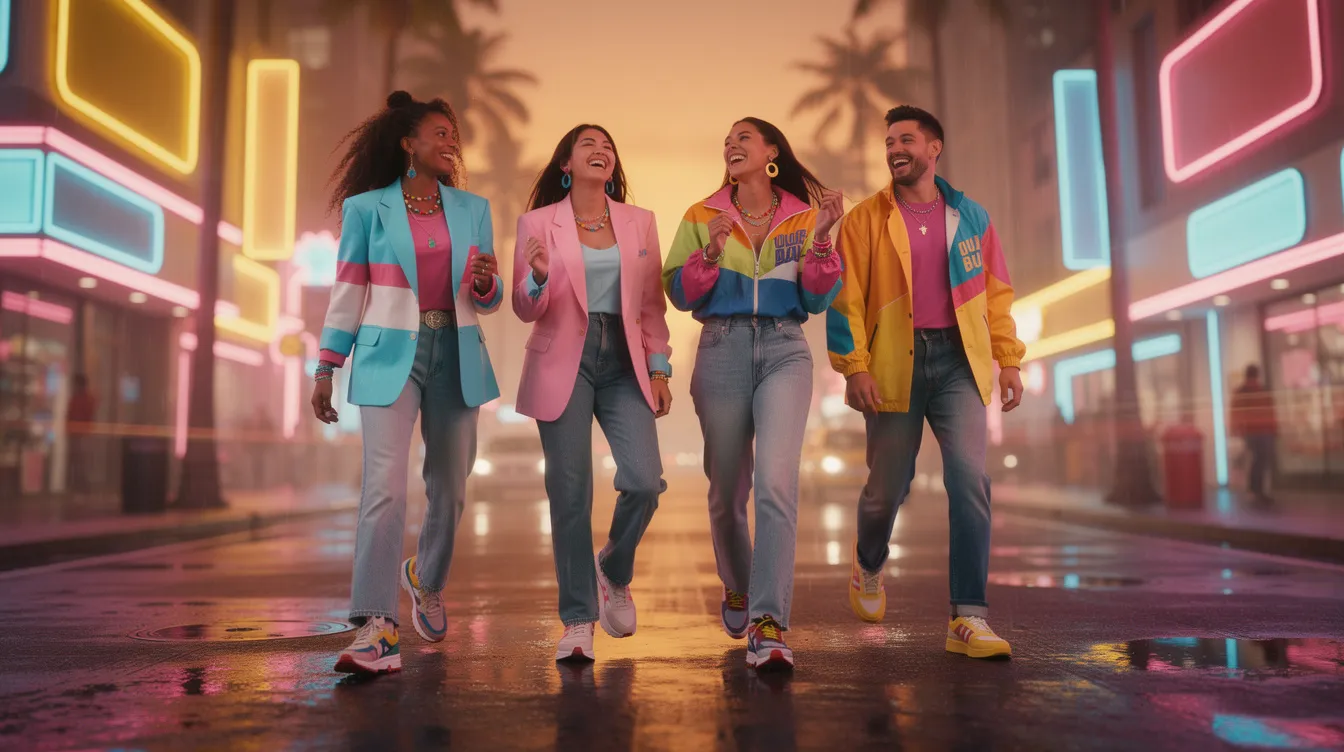 Style vestimentaire année 80 : 10 tendances à adopter en 2026